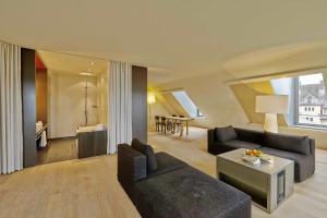 Area soggiorno di Sorell Hotel Rigiblick - Studios & Spa Suites