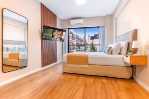 Modern Apartments in Palermo - by BueRentals客房内的一张或多张床位