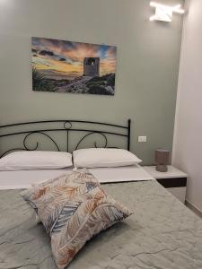 Posteľ alebo postele v izbe v ubytovaní JEY STUDIO_INDEPENDENT SEAFRONT APARTMENT