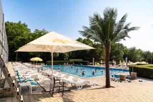 Bazén v ubytovaní Chaty - Resort AQUA MARIA alebo v jeho blízkosti