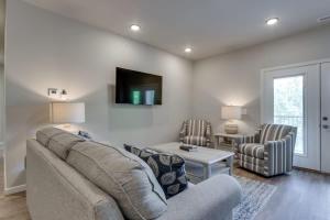 A seating area at New Build 3 BR Apt Sleeps 6 - Close to Pkwy