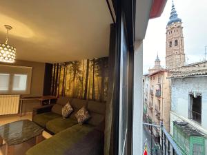 Posezení v ubytování Piso Zentro Calatayud
