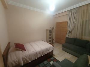 Ένα ή περισσότερα κρεβάτια σε δωμάτιο στο Bel Appart meublé +3 φωτογραφίες