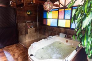 Vannituba majutusasutuses Spa Hosteria Miramelindo