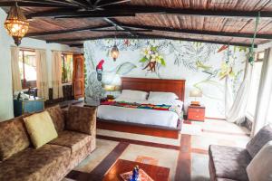 Voodi või voodid majutusasutuse Spa Hosteria Miramelindo toas