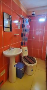 Hostal Golden Quinua tesisinde bir banyo