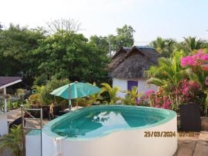 Zahrada ubytování Bohemiaz Resort and Spa Kampot