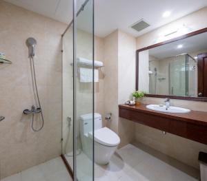 Koupelna v ubytování T78 Nha Trang Hotel