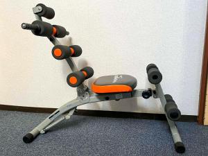 an exercise bike with an orange and black seat at Ishiuchi Ski Center - Vacation STAY 09176v in Seki