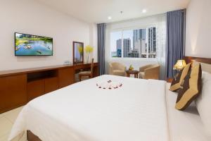 TV a/nebo společenská místnost v ubytování T78 Nha Trang Hotel
