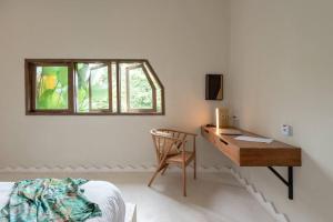 Ένα ή περισσότερα κρεβάτια σε δωμάτιο στο Tropical Villa Canggu Beach +46 φωτογραφίες