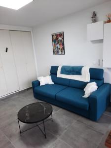 Posezení v ubytování T2 VUE MER accès plage