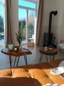 TV a/nebo společenská místnost v ubytování Apartmán u starého pivovaru