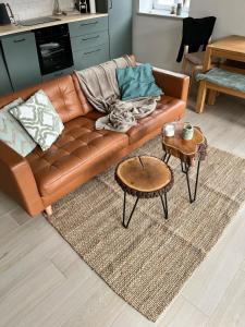 Posezení v ubytování Apartmán u starého pivovaru