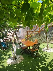A garden outside LA Giulia