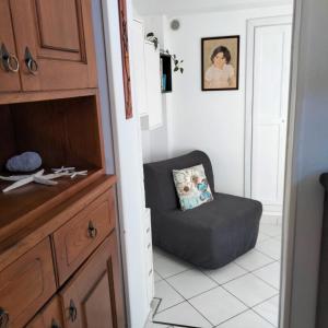 A seating area at LA Giulia