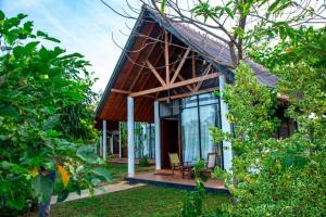 Zahrada ubytování Passi Nature Villas Passikudah