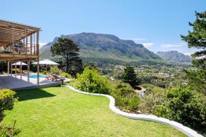 a house with a view of the mountains at Mountain View Villa in Cape Town