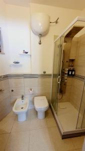Koupelna v ubytování Scilla Guest House -per prenotazioni telefonare-