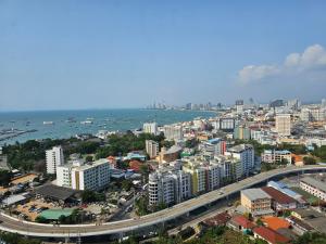 Letecký snímek ubytování Condo Pattaya Seaview