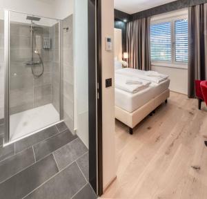 Koupelna v ubytování PLAZA Residence Wiener Neustadt