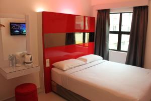 Postel nebo postele na pokoji v ubytování Time Hotel