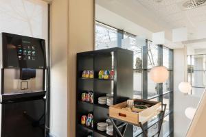 Kuchyň nebo kuchyňský kout v ubytování Hotel Best 4 Barcelona