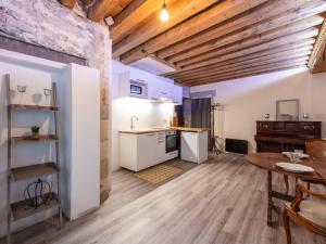 Kuchyňa alebo kuchynka v ubytovaní L'atelier des Traboules, au cœur du Vieux Lyon AIL