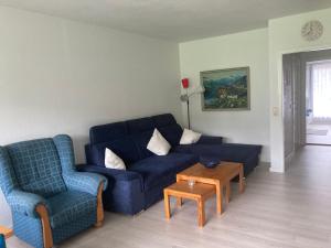 Χώρος καθιστικού στο Ferienwohnung Alpenwiese im Erdgeschoss +8 φωτογραφίες