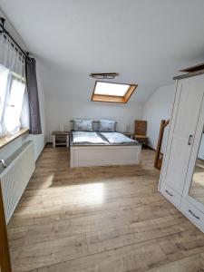 Postel nebo postele na pokoji v ubytování Ferienwohnung Abendschein