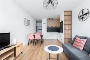 Kuchyňa alebo kuchynka v ubytovaní Prokocim Kosocicka Apartment