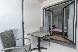 Posteľ alebo postele v izbe v ubytovaní Prokocim Kosocicka Apartment
