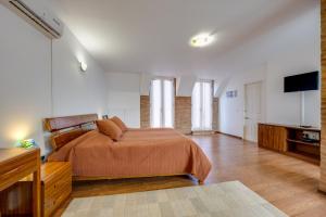 TV a/nebo společenská místnost v ubytování Boutique Hotel