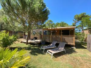 Zahrada ubytování CAMPING LES OURMES
