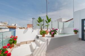 Balkón nebo terasa v ubytování Luxurious Duplex 2Bd 2Bth over Casa Pilatos