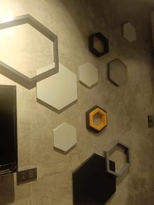 an overhead view of a room with white furniture at Ramos Hello Stay Cebu in Cebu City +22 photos