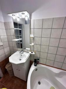 A bathroom at Tolis House