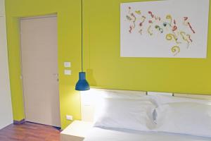 Postel nebo postele na pokoji v ubytování Bio Hotel Palermo