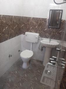 a bathroom with a toilet and a sink at Arora classic guest house in Amritsar