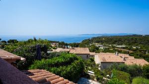 a view from the roof of a house at Horizon Vue mer 180° in Saint-Raphaël