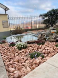 Zahrada ubytování CASA I CEDRI