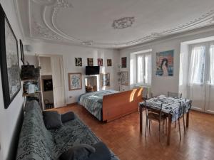 Posezení v ubytování B&B 104