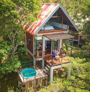 Garður fyrir utan Treehouse Chalets - Luxury getaway within a short distance of Ella