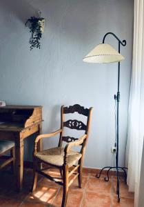 Posezení v ubytování Caserón De La Fuente