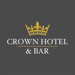 un logo d'hôtel et de bar couronné dans l'établissement Crown Hotel & Bar, à Inverness
