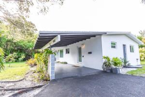 Bygningen som feriehuset ligger i