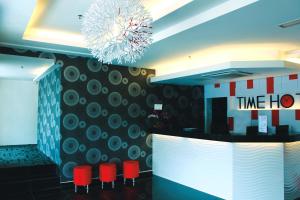 Certifikát, hodnocení, plakát nebo jiný dokument vystavený v ubytování Time Hotel