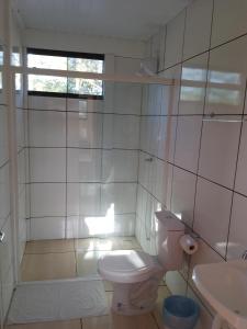 ห้องน้ำของ Hotel, Pousada e Residencial Apoena