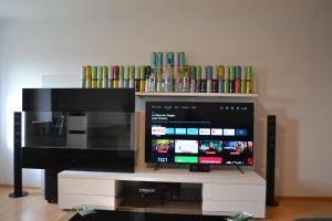 TV a/nebo společenská místnost v ubytování Apartment Weitblick