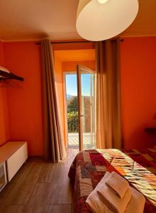Postel nebo postele na pokoji v ubytování LA TERRAZZA SU ROMA